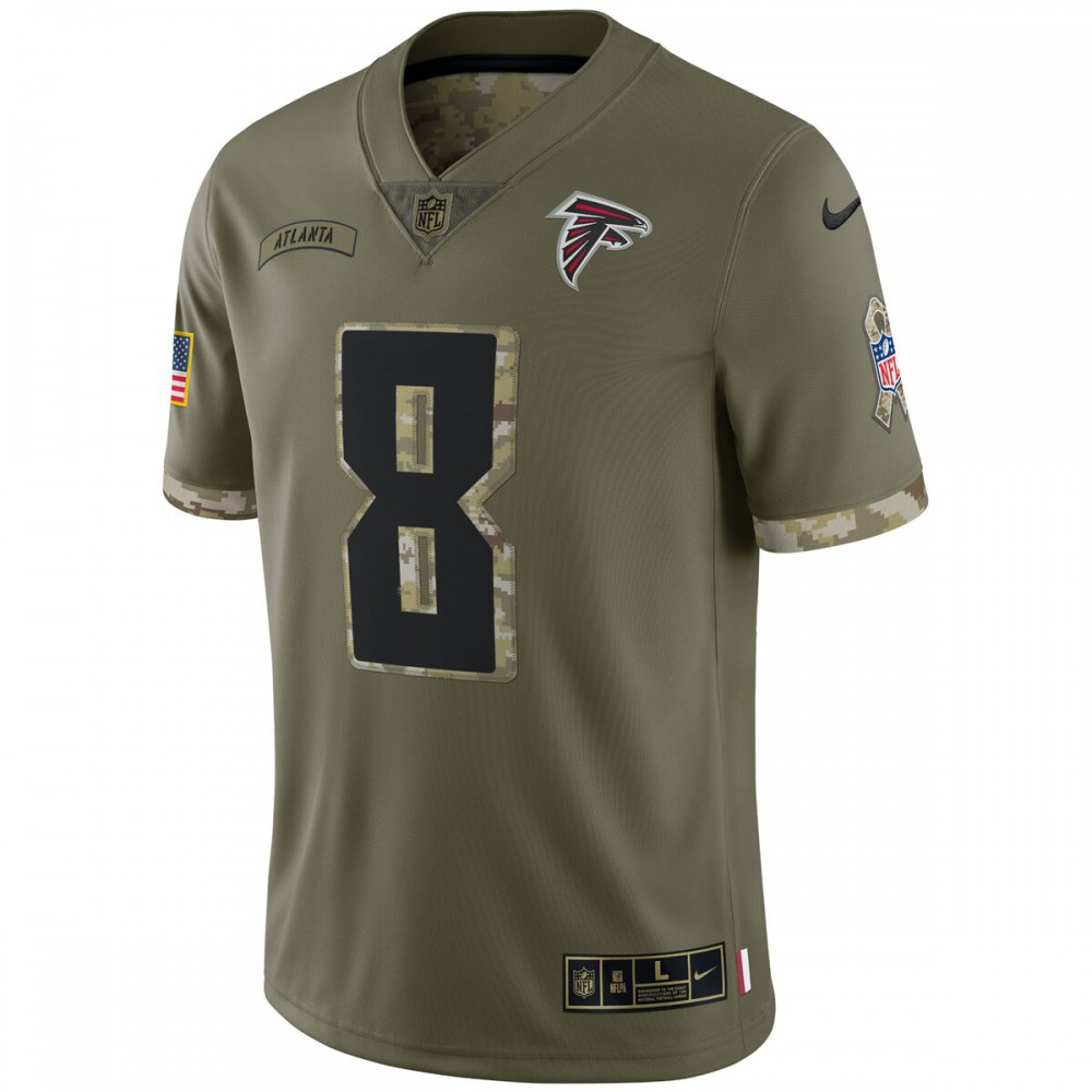 Kyle Pitts Atlanta Falcons Nike 2022 Salute To Service Limited Jersey - Olive-GridironStore